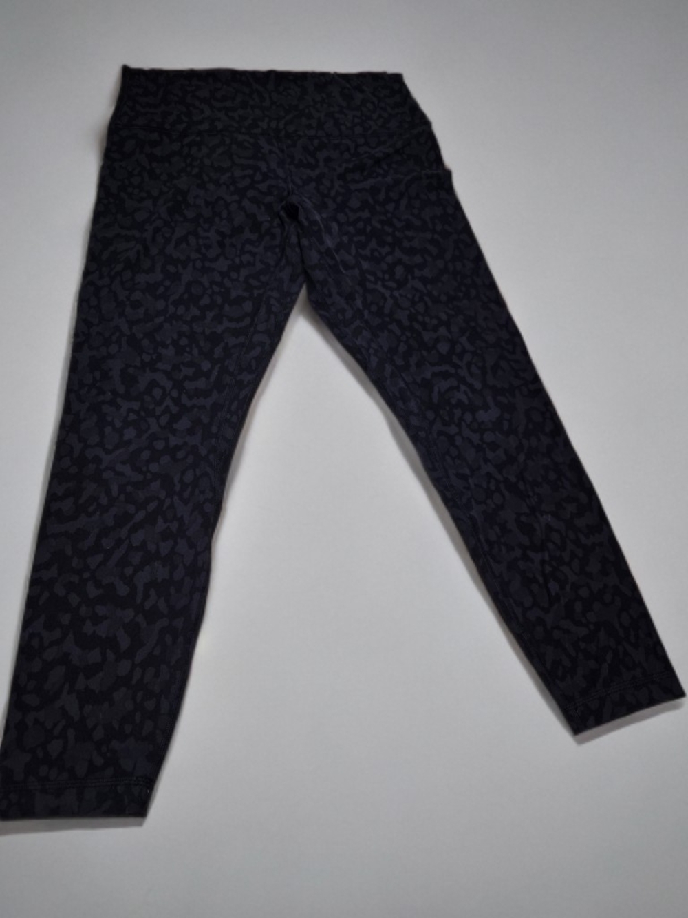 lululemon athletica Black Tonal Leopard High-Rise Leggings